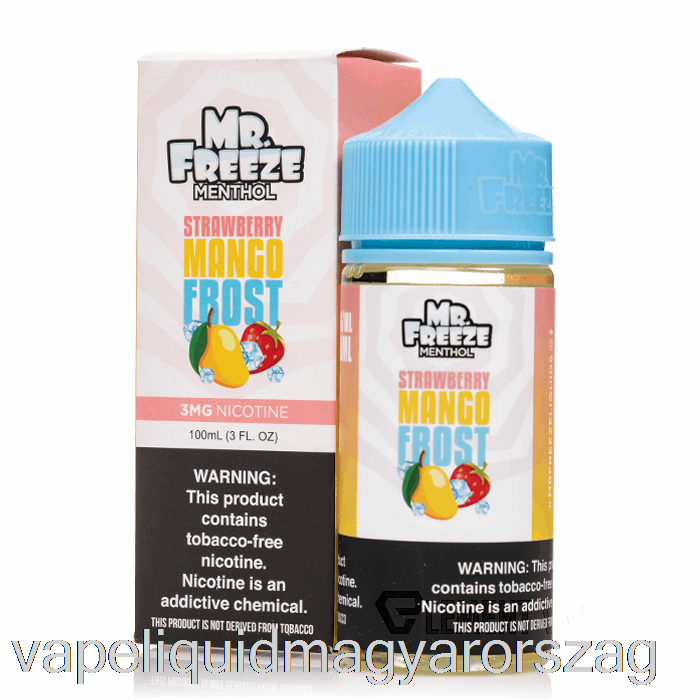 Eper Mangó Frost - Mr Fagyasztás - 100ml 0mg Vape Folyadék